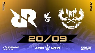 REX REGUM QEON vs GAM ESPORTS | GIAI ĐOẠN VÒNG BẢNG - LƯỢT ĐI | ĐTDV MÙA ĐÔNG 2026
