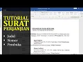 Download Lagu TUTORIAL SURAT PERJANJIAN: Judul, Nomor dan Pembuka Perjanjian (Kontrak)