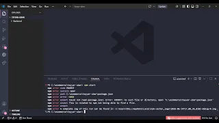 npm start Error Fix Missing Script start Node js VS Code Tutorial Urdu Hindi 2026