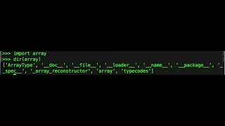 C Arrays IN PYTHON