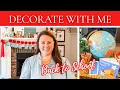 Back to School Decorate with Me Classroom Inspired Decor