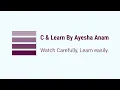 Execution Process of C program