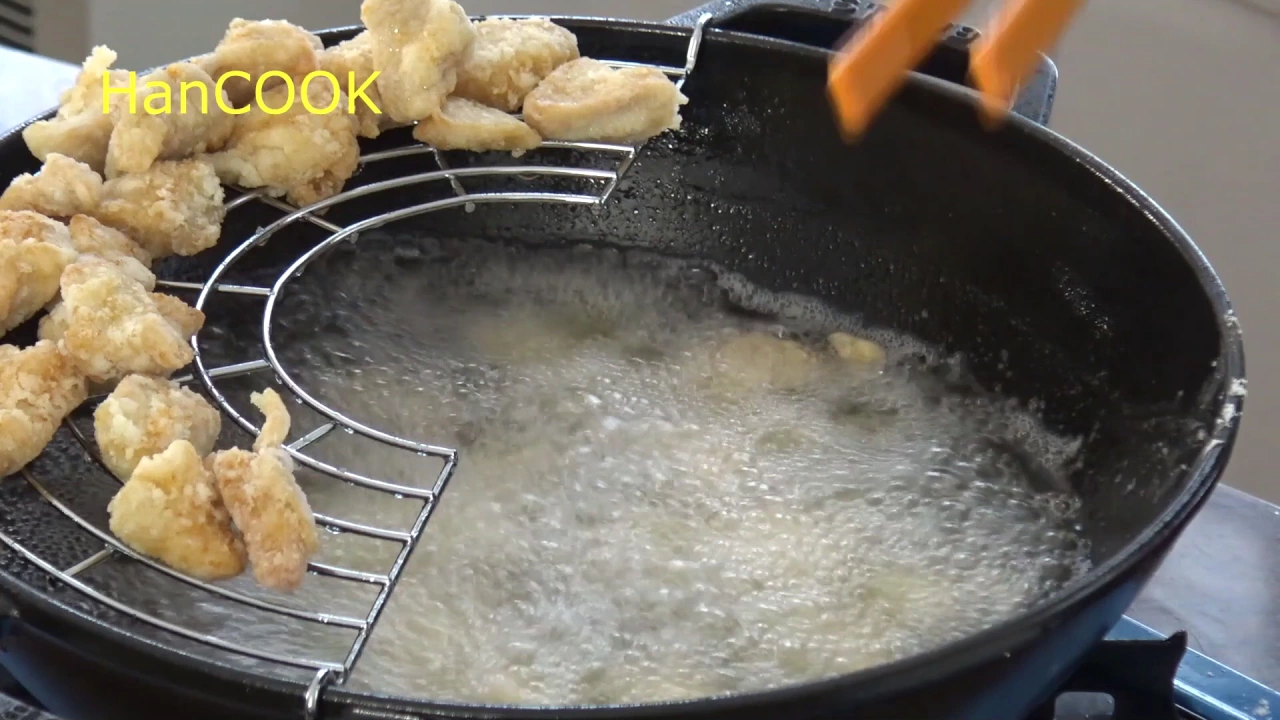 HanCOOK How to Make Sweet and Sour Fried Chicken   Kkanpunggi