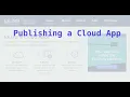Publishing a Cloud App