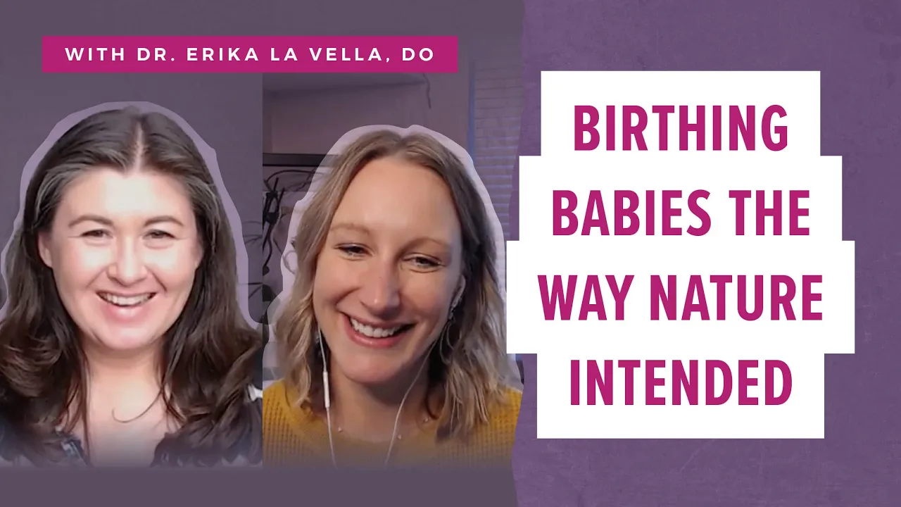 Birthing babies the way nature intended with Dr. Erika La Vella, DO. #pregnancy #nervoussystem