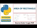 Python Program to find Area of Rectangle