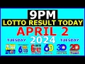 9pm Lotto Result Today April 2 2024 Tuesday