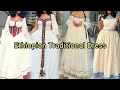 Ethiopian Traditional Dress Habesha Cultural Dress Fashion girls Clothes Silentgirls654