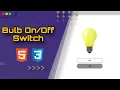 Light Bulb Switch with HTML CSS JAVASCRIPT