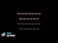 P!nk - So What (Karaoke Version)