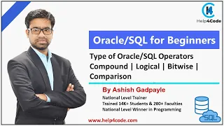 Type of Operators Compound Logical Bitwise Comparison Tutorial