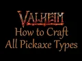 How to Craft All Pickaxes in Valheim Antler Bronze and Iron