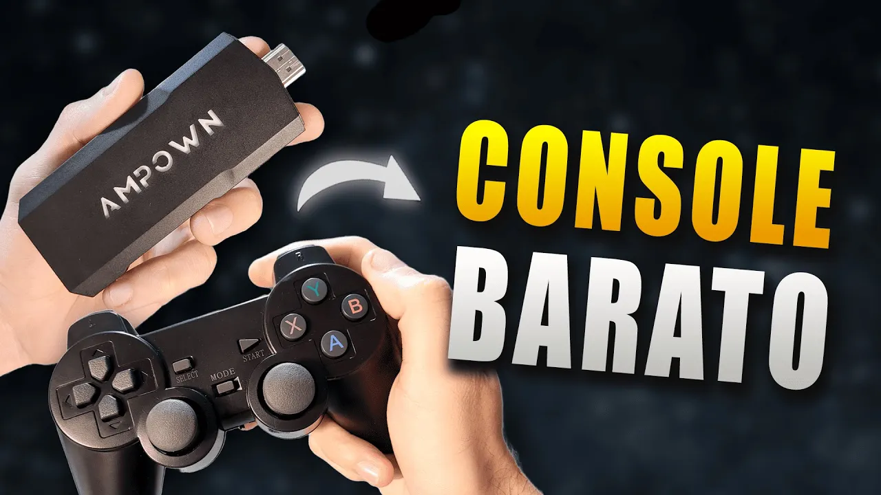Esse Game Stick é o melhor Console BARATO do ANO! Review completo do GD20 da Ampown
