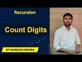 Recursion - 7 Count Digits GeeksforGeeks Recursive Solution Explained