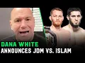 Download Lagu Dana White announces Islam Makhachev vs. Jack Della Maddalena