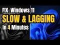 How To Fix Windows 11 Lagging and Slow Problem Quick Fix 2026