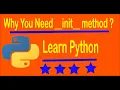 Why You Need init method In Python