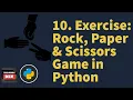 Exercise Rock Paper Scissor Game Using Python Python Tutorials For Beginners
