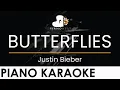 Download Lagu Justin Bieber - BUTTERFLIES - Piano Karaoke Instrumental Cover with Lyrics