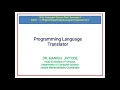 Lect Programming Language Translator