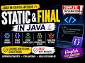 Java Static Final Keywords Explained Singleton Static Block Inner Class