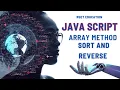 JavaScript array method sort and reverse JavaScript tutorial for beginners in Bengali