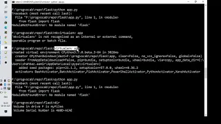 mkvirtualenv is not recognized as an internal or external command