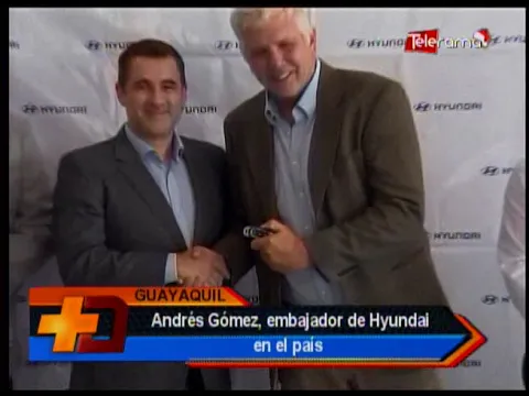 Andrés Gómez, embajador de Hyundai en el país