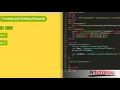 Tutorial JavaScript for beginners Creating and Deleting Elements M Tutorial