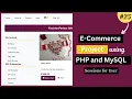 E-Commerce Website Project Using PHP MySQL Admin User Panel User Session - 25