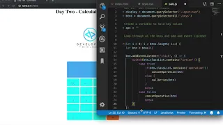 DayThree - Implementing Calculator App With Javascript