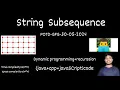 String subsequence potdgfgtoday-30-05-2024-java cpp code