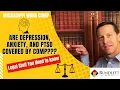 Are Depression Anxiety and PTSD Covered By Comp