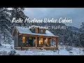 Lagu Rustic Montana Winter Cabins | Peaceful Country Music
