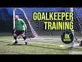 KALLUM AND BARRINGTON GET THE BASICS DOWN INSIDE GOALKEEPER TRAINING