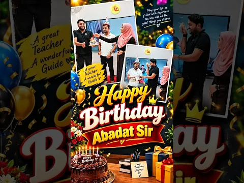 Abadat Sir special Birthday Celebration 🎉 #shorts #birthdaycelebration #gyapanacademy