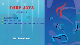 Core Java - Bangla Tutorial Pass by value
