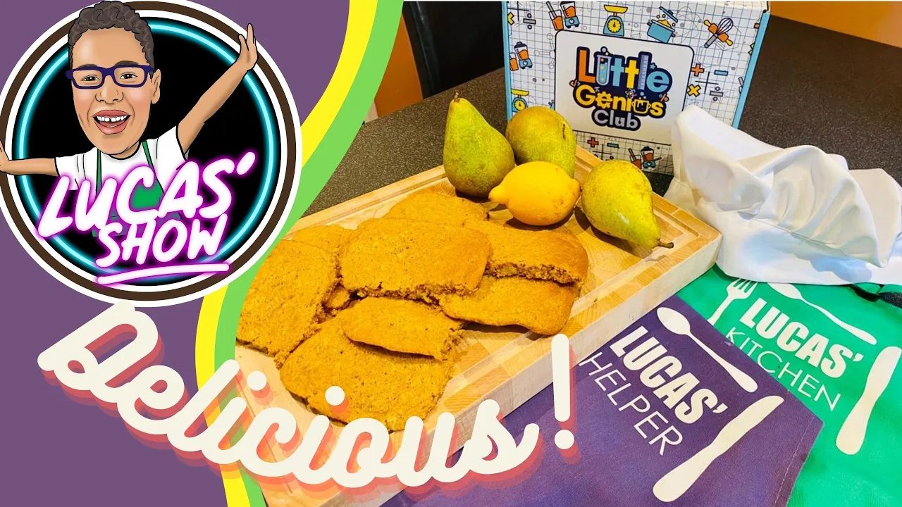 Kids Pear Drop Cookies - Little Genius Club Subscription Box - Lucas