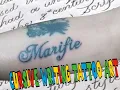 Cursive Fonts Tattoo Art