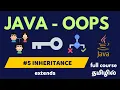 inheritance Explained Oops Java Programming in Tamil Ep-5 Vep Tech Academy
