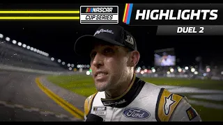 Had my hands full Almirola wins Duel 2 Daly qualifies