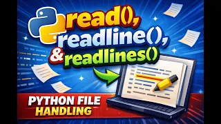 Python File Handling Explained read readline readlines in Python Part-2