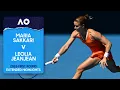Maria Sakkari v Leolia Jeanjean Extended Highlights Australian Open 2026 First Round