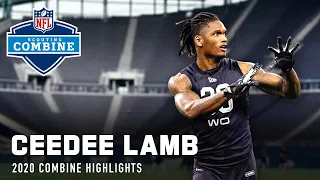 CeeDee Lamb Oklahoma WR 2020 NFL Combine Highlights