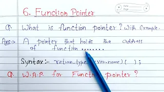 function pointer in c with example What is Function Pointer Learn Coding