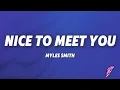 Download Lagu Myles Smith - Nice To Meet You (Lyrics)