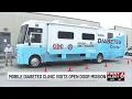 Mobile diabetes clinic visits Open Door Mission in Omaha