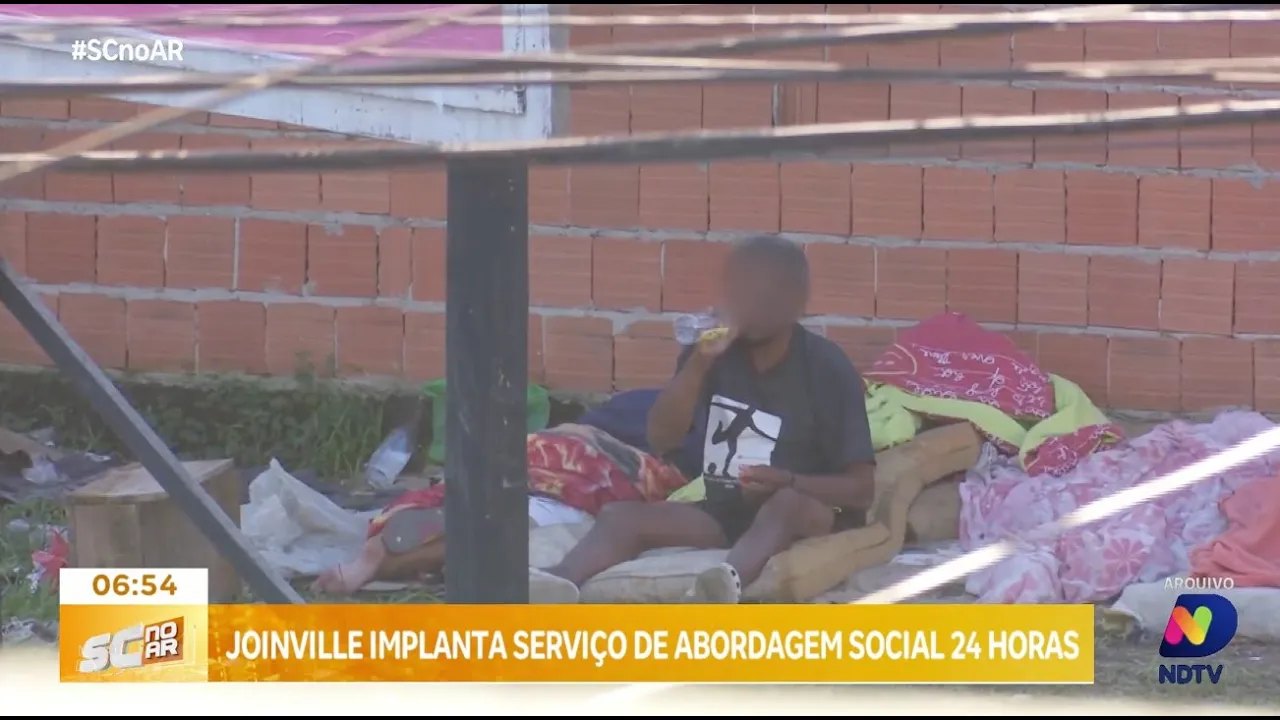 Joinville implementa serviço de abordagem 24 horas para pessoas em situação de rua