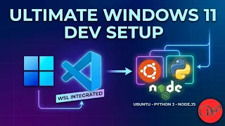 WSL Ubuntu with VSCode for Python Node js Easy Setup on Windows 11