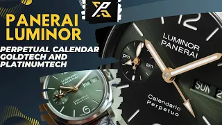 New Release Panerai Luminor Perpetual Calendar Goldtech PAM742 and Platinumtech PAM715